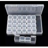 28-compartment storage box - tooth gems